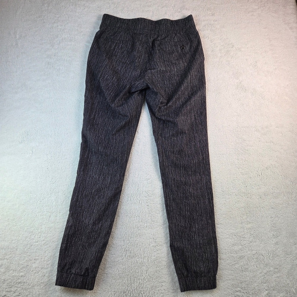 Kyodan Men's Jogger Pants Black White Stripe Pattern Size XS